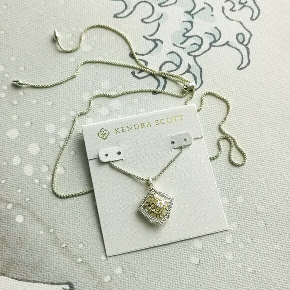 Kendra Scott Kacey Long Necklace | Filigree Mix Gold - Picture 1 of 3